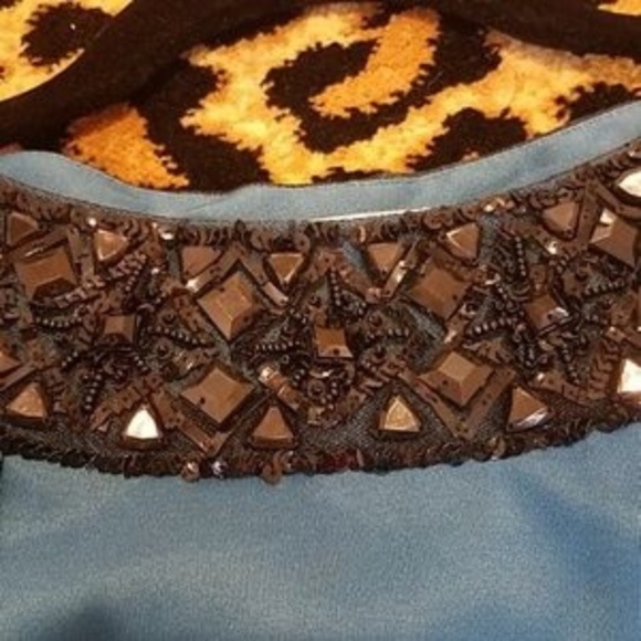 NWT Marchesa Notte Beaded Cocktail Bubble Dress - Picture 3 of 8